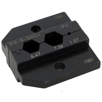 Neutrik Die; for HX-R-BNC Crimp Tool; Hex Crimp Sizes: A (6.47mm); B (7.36mm); C (1.6mm)