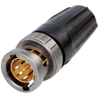 Neutrik Conn;Video;BNC (75);Plug;CableEnd;RearTWIST;4-8mm O.D.;DIE-R-BNCX-PDG;UHD;4.53mm