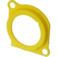 Neutrik Colored ring for male 4- and 5-pin A series, and 3-pin BA series-Yellow