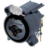 Neutrik Receptacle A Series Combo- 3 pin femaleXLR / stereo jack - PCBH