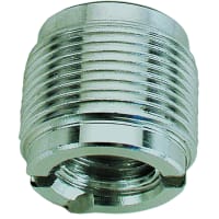 Neutrik Threaded Coupler - 3/8" internal/5/8" external - aluminum