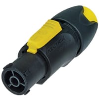 Neutrik Cable Connector End, Locking, 16/20A, Screw, IP65, PowerCON TRUE1 Series