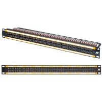 Neutrik Patchpanel - TT Size - solder - 96 Way- Black front panel- group 12x8