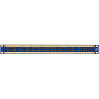 Neutrik Patchpanel - TT Size - solder - 96 Way- Blue front panel- group 12x8