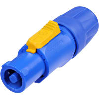 Neutrik Cable Connector End, Power In, Blue, POS Packaging, PowerCON 20A Series