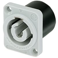 Neutrik Receptacle without Tang, Power Out, Grey, PowerCON TRUE1 Series