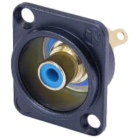 Neutrik Jacks RCA D series style- blue- black