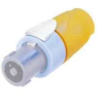 Neutrik Cable end speakON SPX 4 pole -yellow boot