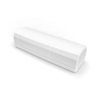 New Age Enclosures 4 Inch Dongle, White