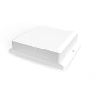 New Age Enclosures Square Utility with Wall Mount, White