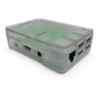 New Age Enclosures Raspberry Pi3 Enclosure, Clear, Polycarbonate, Cover Included, 3.822"L x 2.642"W