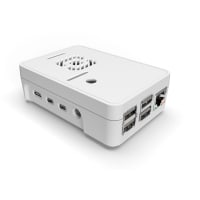 New Age Enclosures Raspberry Pi 4 Enclosure White ABS