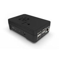 New Age Enclosures Raspberry Pi 4 Enclosure Black ABS