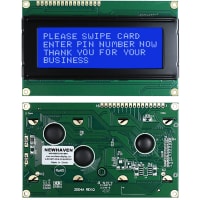 Newhaven Display International Character Display Modules LCD NHD 4x20 STN BLUE Transmissive 8-Bit Parallel