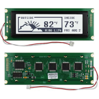 Newhaven Display International LCD Graphic Display;240x64 Pixels;180x65;FSTN (+);Transflective;8-Bit Parallel