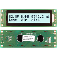 Newhaven Display International Character Display Modules LCD NHD 2x20 FSTN (+) Transflective 8-Bit Parallel