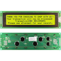 Newhaven Display International Character Display Modules LCD NHD 4x40 STN Yel Grn Transflective 8-Bit Parallel