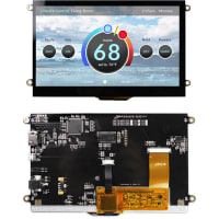 Newhaven Display International TFT Display, Module, HDMI Interface, 7inch Screen, 800x480 Pixels, Capacitive