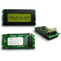 Newhaven Display International Character Display Modules LCD NHD 8x1 STN Yellow Green Reflective 8-Bit Parallel