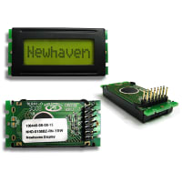 Newhaven Display International Character Display Modules LCD NHD 8x1 STN Yellow Green Reflective 8-Bit Parallel