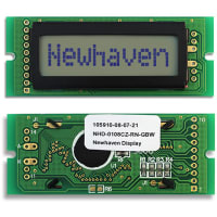 Newhaven Display International Character Display Modules LCD NHD 8x1 69 x 27 STN Gray Reflective 8-Bit Parallel