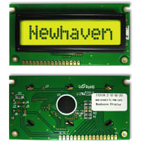 Newhaven Display International Character Display Modules LCD NHD 8x1 STN Yellw Grn Transflective 8-Bit Parallel