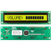 Newhaven Display International Character Display Modules LCD NHD 16x1 STN Gray Transflective 8-Bit Parallel