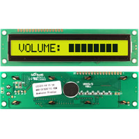 Newhaven Display International Character Display Modules LCD NHD Series 16x1 STN Yel Grn Transflective 8-Bit