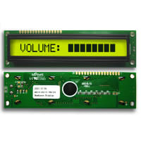 Newhaven Display International Character Display Modules LCD NHD Series 16x1 STN Yel Grn Transflective 8-Bit