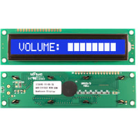 Newhaven Display International Character Display Modules LCD NHD Series 16x1 STN Blue Transmissive 8-Bit