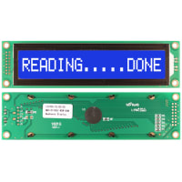 Newhaven Display International Character Display Modules LCD NHD Series 16x1 STN Blue Transmissive 8-Bit