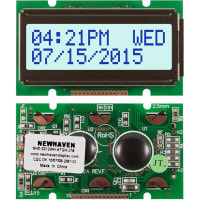 Newhaven Display International Character Display Modules LCD NHD Series 2x12 STN Gray Transflect 8-Bit Parallel