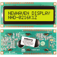 Newhaven Display International Character Display Modules LCD NHD 2x16 STN Gray Transflective 8-Bit Parallel