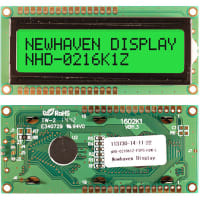 Newhaven Display International Character Display Modules LCD NHD 2x16 FSTN (+) Transflective 8-Bit Parallel