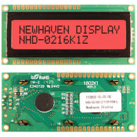 Newhaven Display International Character Display Modules LCD NHD 2x16 FSTN (+) Transflective 8-Bit Parallel