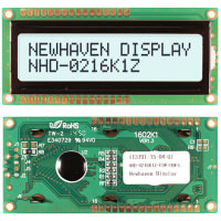 Newhaven Display International Character Display Modules LCD NHD 2x16 FSTN (+) Transflective 8-Bit Parallel