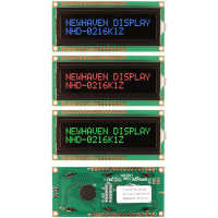 Newhaven Display International Character Display Modules LCD NHD 2x16 FSTN (-) Transmissive 8-Bit Parallel