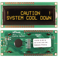 Newhaven Display International Character Display Modules LCD NHD 2x16 FSTN (-) Transmissive 8-Bit Parallel