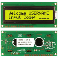 Newhaven Display International Character Display Modules LCD NHD 2x16 Rvs Backlight STN Yel Grn Transflective