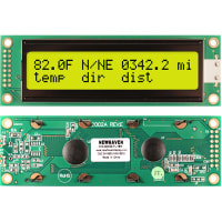 Newhaven Display International Character Display Modules LCD NHD 2x20 STN Yel Grn Transflective 8-Bit Parallel