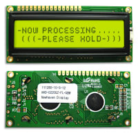 Newhaven Display International Character Display Modules LCD NHD 2x20 STN Gray Transflective 8-Bit Parallel