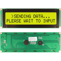 Newhaven Display International Character Display Modules LCD NHD 2x20 STN Gray Transflective 8-Bit Parallel