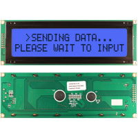 Newhaven Display International Character Display Modules LCD NHD 2x20 STN Gray Transflective 8-Bit Parallel