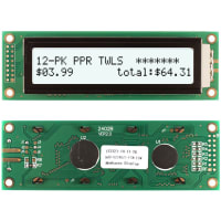 Newhaven Display International Character Display Modules LCD NHD 2x24 FSTN (+) Transflective 8-Bit Parallel