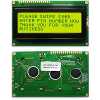 Newhaven Display International Character Display Modules LCD NHD 4x20 STN Gray Transflective 8-Bit Parallel