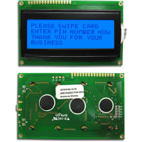 Newhaven Display International Character Display Modules LCD NHD 4x20 STN Gray Transflective 8-Bit Parallel