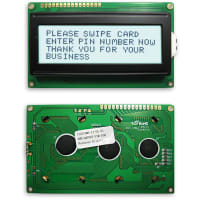 Newhaven Display International Character Display Modules LCD NHD 4x20 FSTN (+) Transflective 8-Bit Parallel