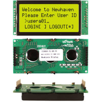 Newhaven Display International Character Display Modules LCD NHD 4x20 STN Gray Transflective 8-Bit Parallel