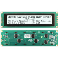 Newhaven Display International Character Display Modules LCD NHD 4x40 FSTN (+) Transflective 8-Bit Parallel