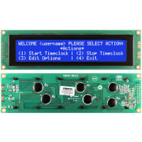 Newhaven Display International Character Display Modules LCD NHD 4x40 STN Blue Transmissive 8-Bit Parallel